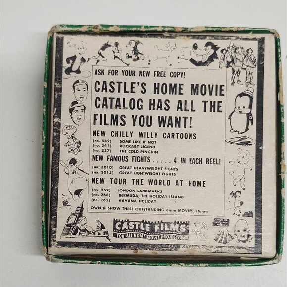 Vintage 8mm Film "Whale Hunt" Movie Reel Castle Films IOB - Picture 2 of 11